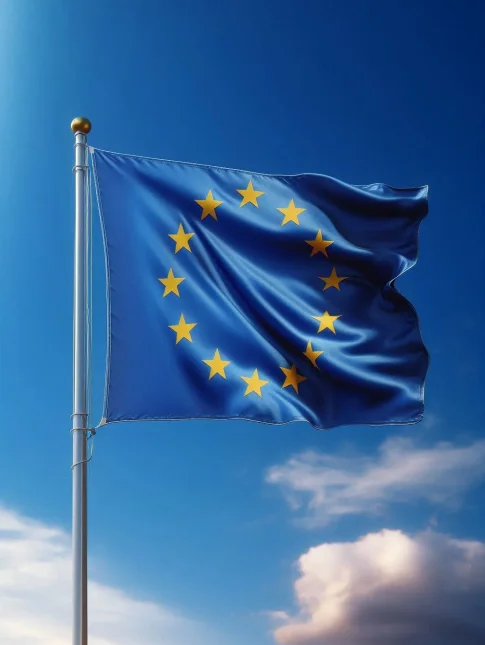 An AI generated image of the European flag