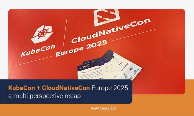 Cyso Cloud European Cloud at KubeCon Europe 2025