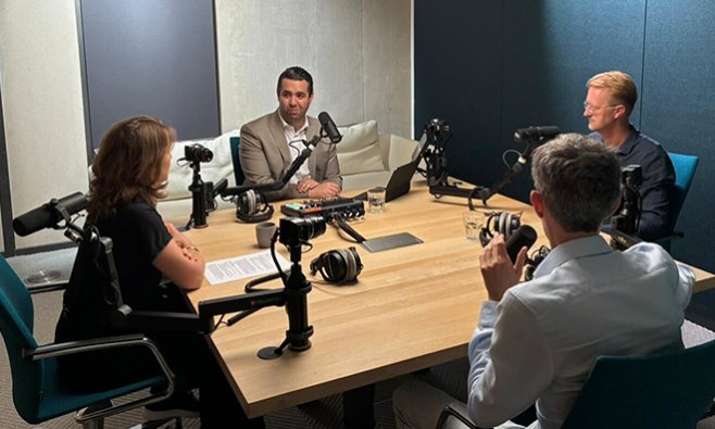 Martijn Wokke at the BusinessWise Weekly podcast